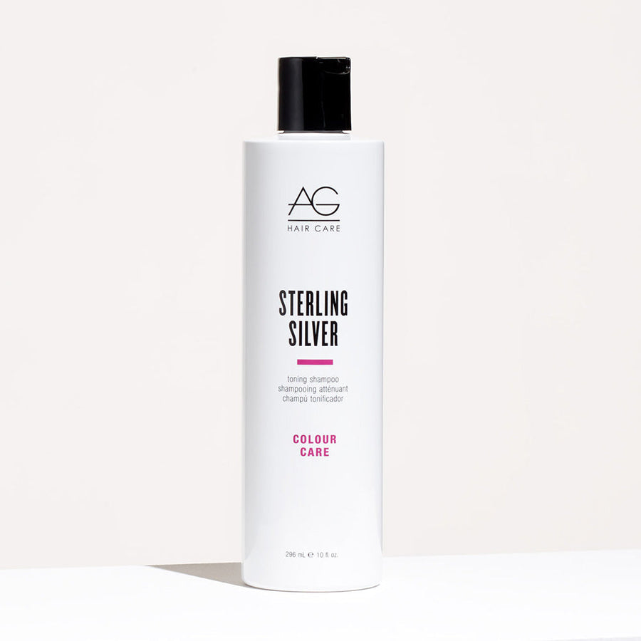 AG Hair Colour Care Sterling Silver Toning Shampoo 296ml Styled